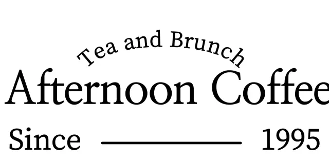 Black and white simple modern text layout style for brunch cafe promotion and promotion