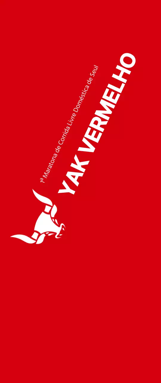 Estilo limpo a vermelho e branco para informação e promoção da maratona