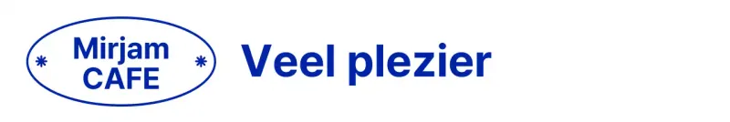 Strakke, eenvoudige vormen en tekst in marineblauw voor een stijlvol café