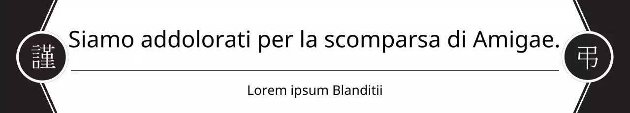 Lutto per la scomparsa di una persona cara