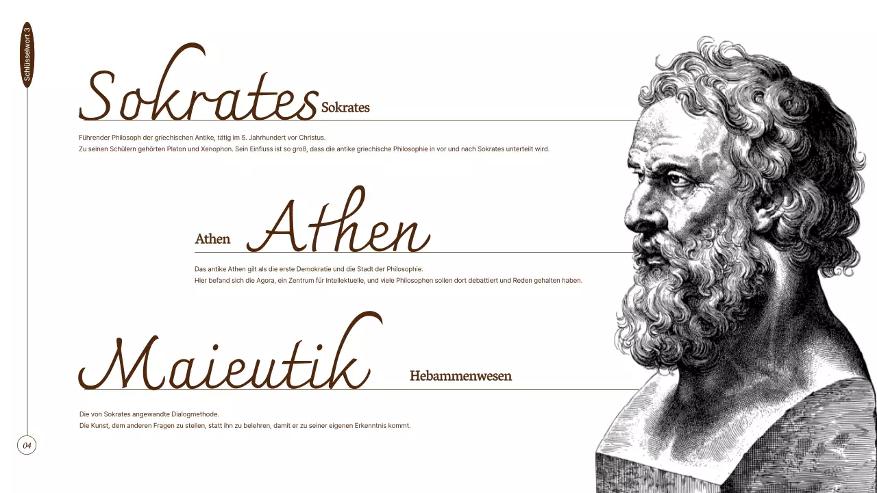 Braun gefärbter geisteswissenschaftlicher Buchclub