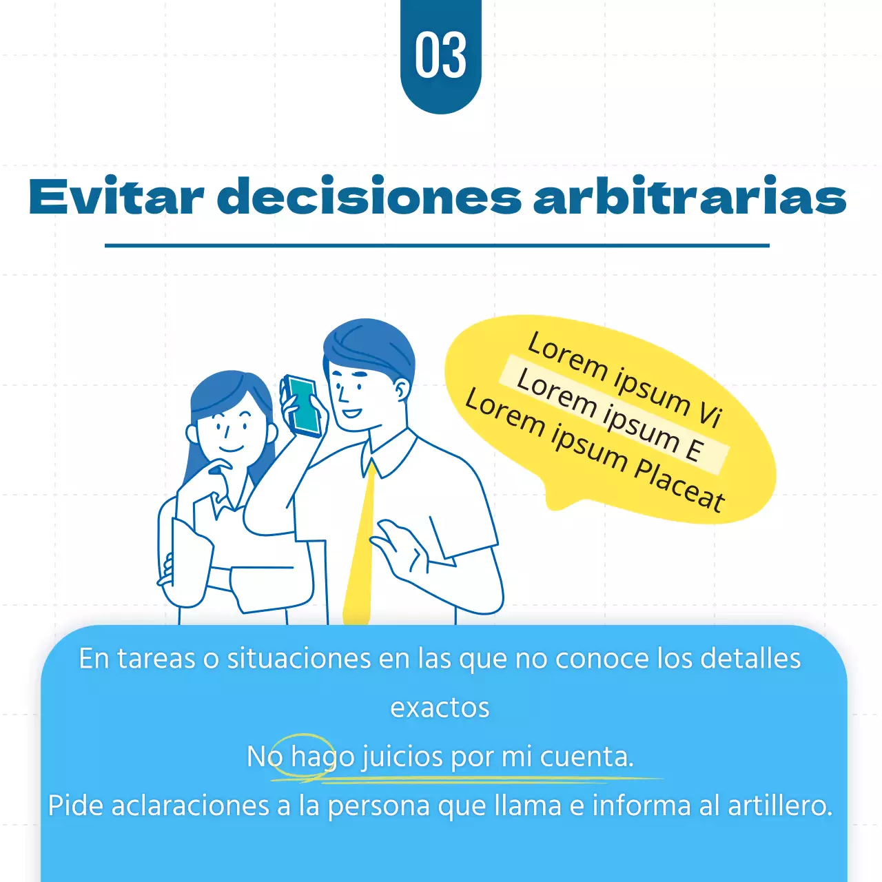 Tarjeta de etiqueta para el teléfono de la oficina en celeste y amarilloNoticias