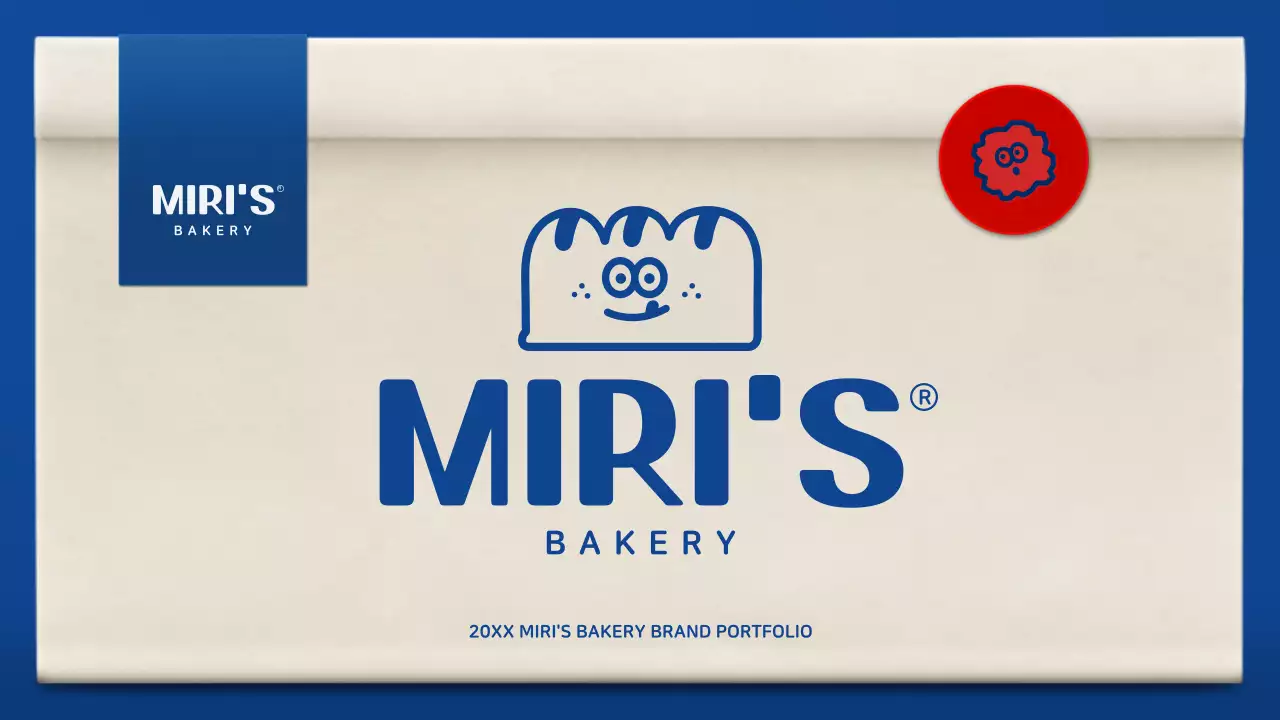 白 シンプル ベーカリー ポートフォリオ プレゼンテーション