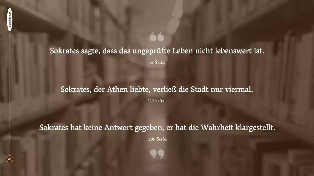 Braun gefärbter geisteswissenschaftlicher Buchclub