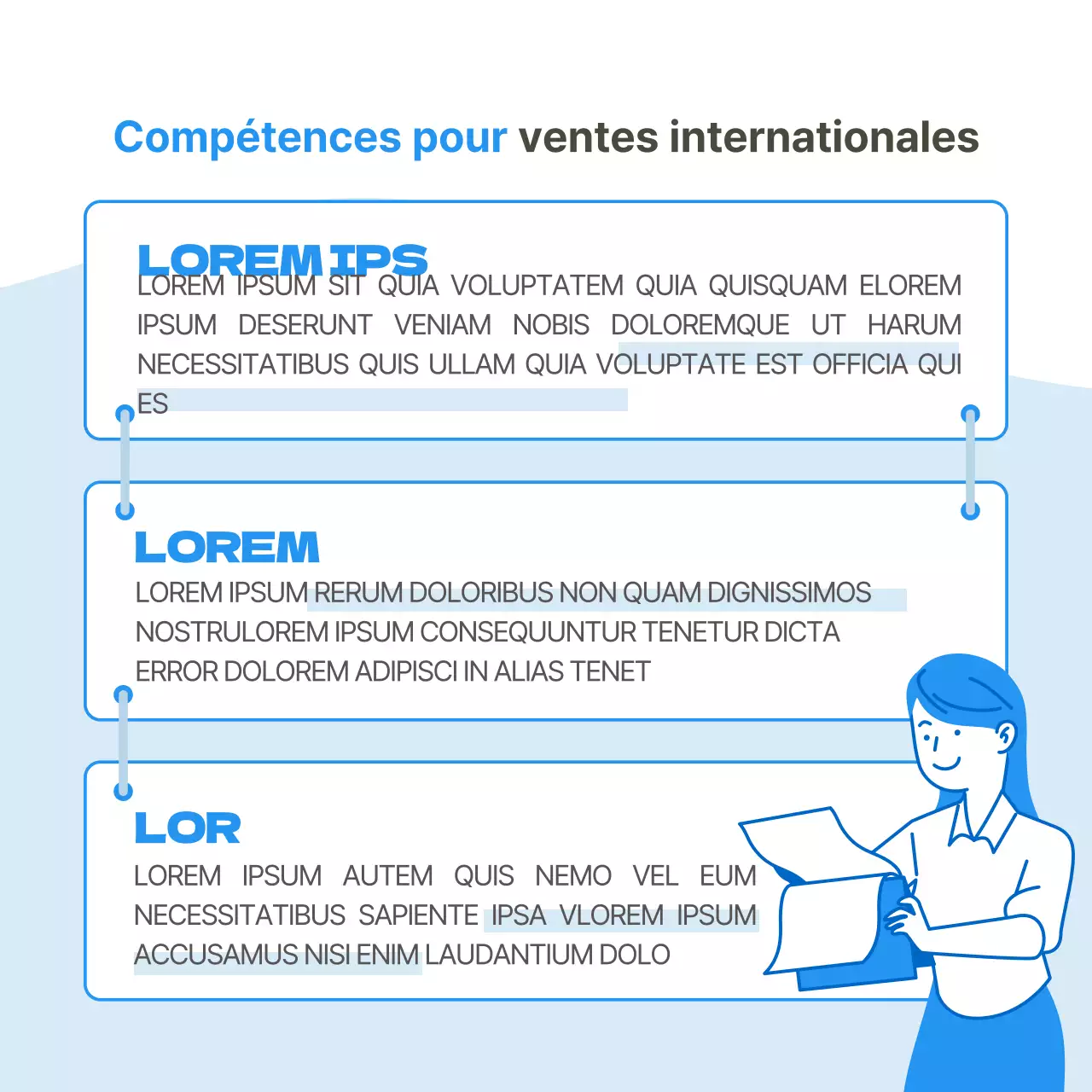 Découvrez nos postes de vendeurs internationaux bleus et câlins Careers Business Guide