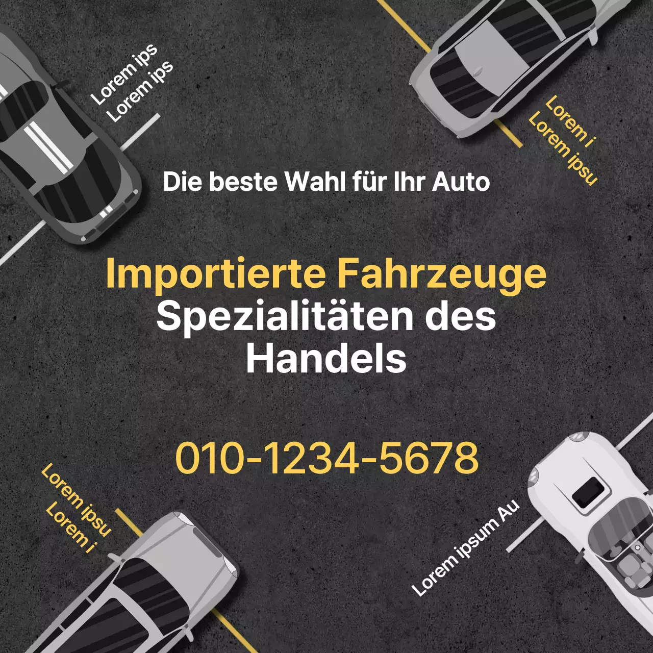 Ausländische Autohändler