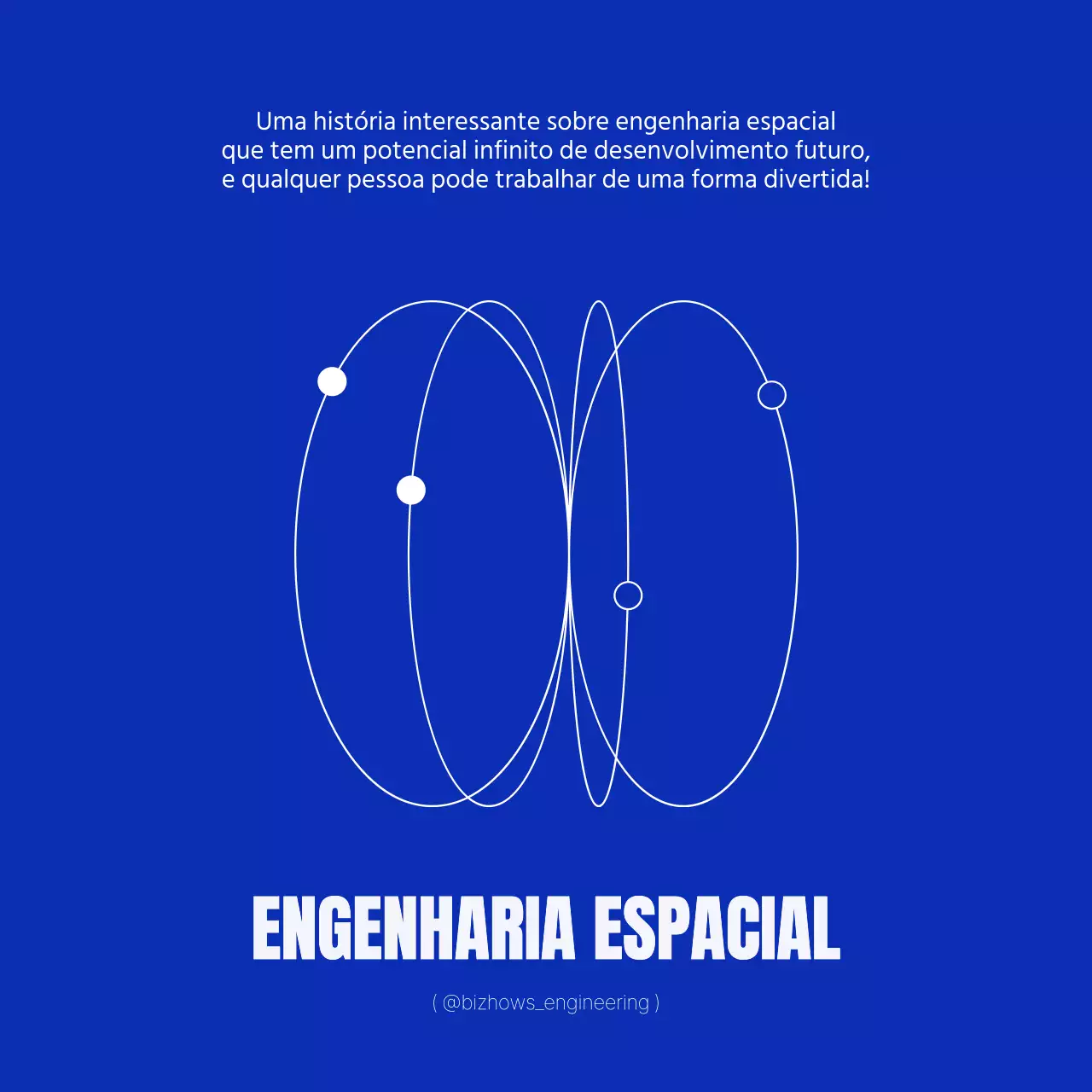 Conceito de engenharia simples e limpo em azul-marinho e branco