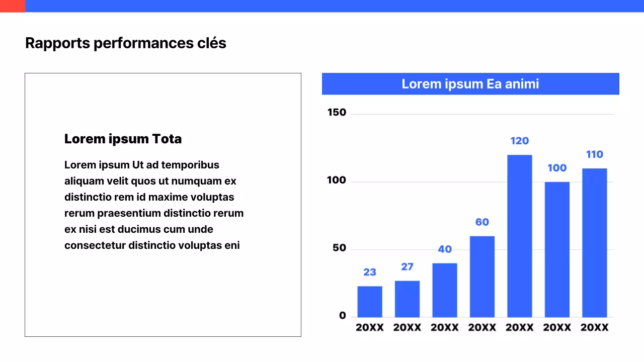 Un simple tableau de bord blanc et bleu