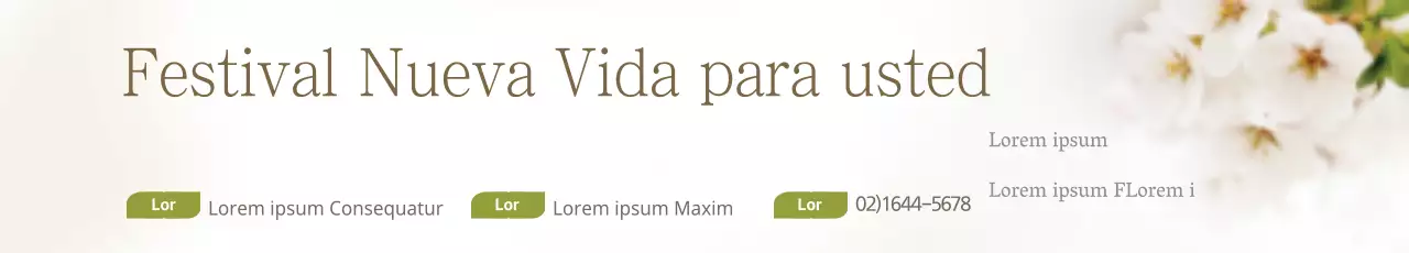 Evento del Festival Nueva Vida