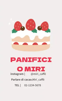 Simpatiche etichette per ristoranti con illustrazioni rosa