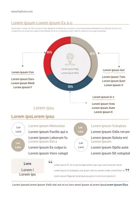 Promoot je school met een infographic in ivoor en beige