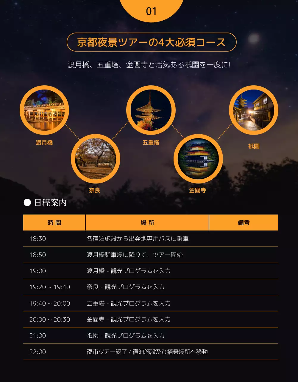 黒 上品 旅行 パンフレット 詳細ページ