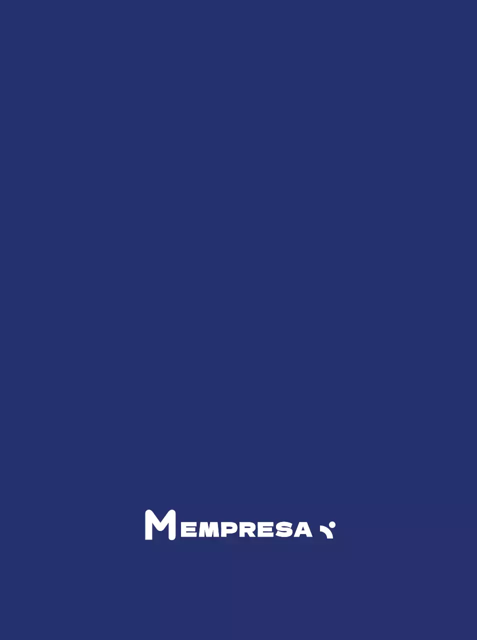 Logótipo da empresa com um conceito de texto simples
