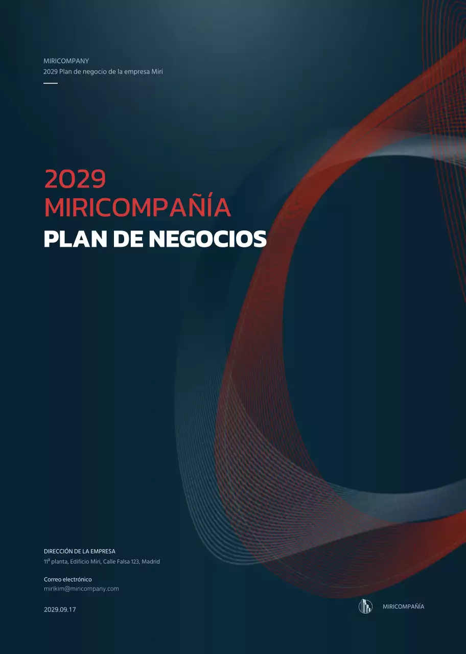 Concepto gráfico de encuadernación de primavera en azul marino y rojo