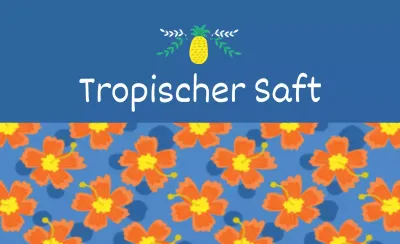 Tropischer Saft
