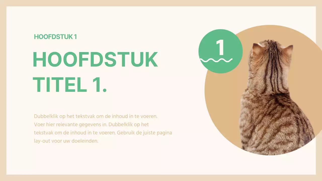 Presentatie huisdier