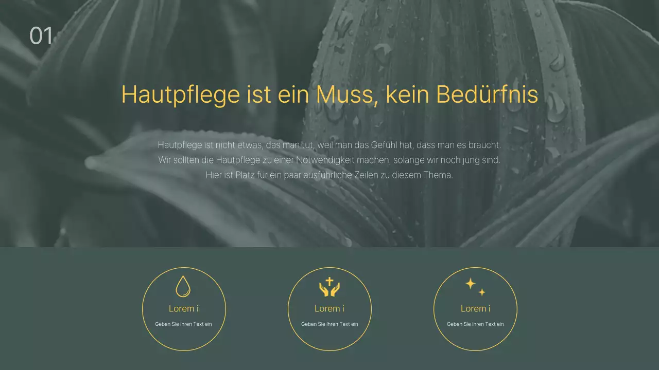 Green Black Tone Schönheitspflege Produktführer