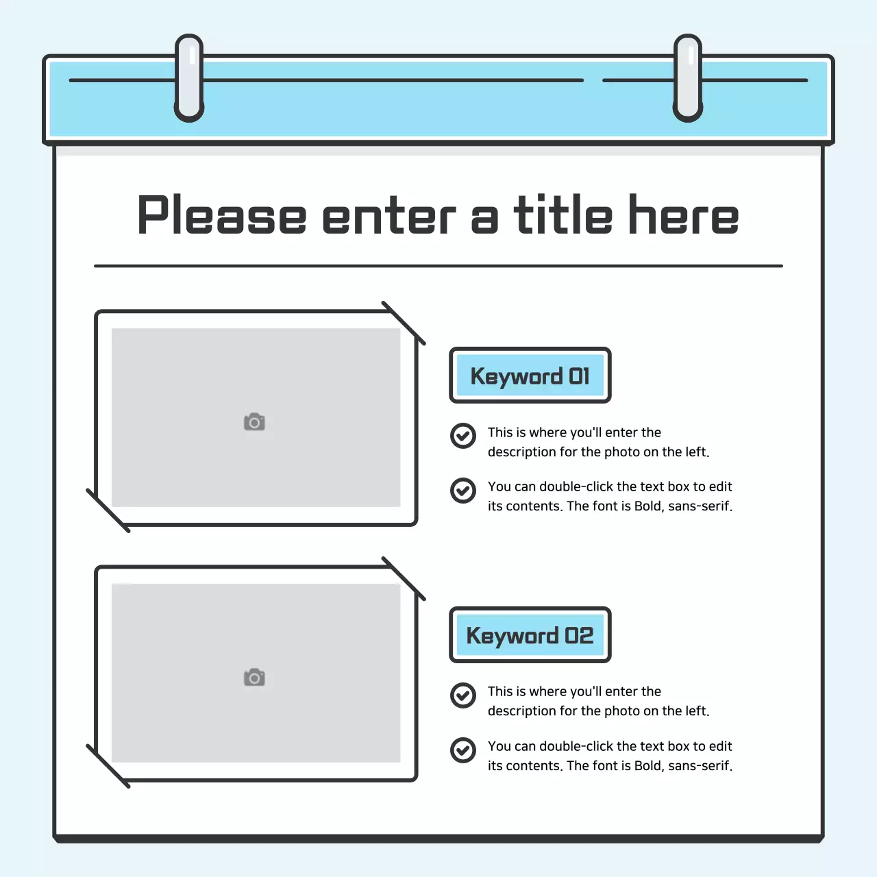 Blue Minimal Templates Guide Instagram Carousel