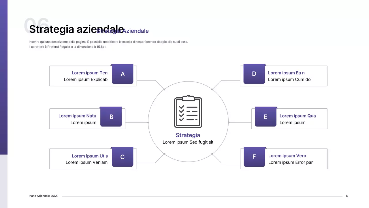 Kit di presentazione del business plan con concetto di indice viola sfumato