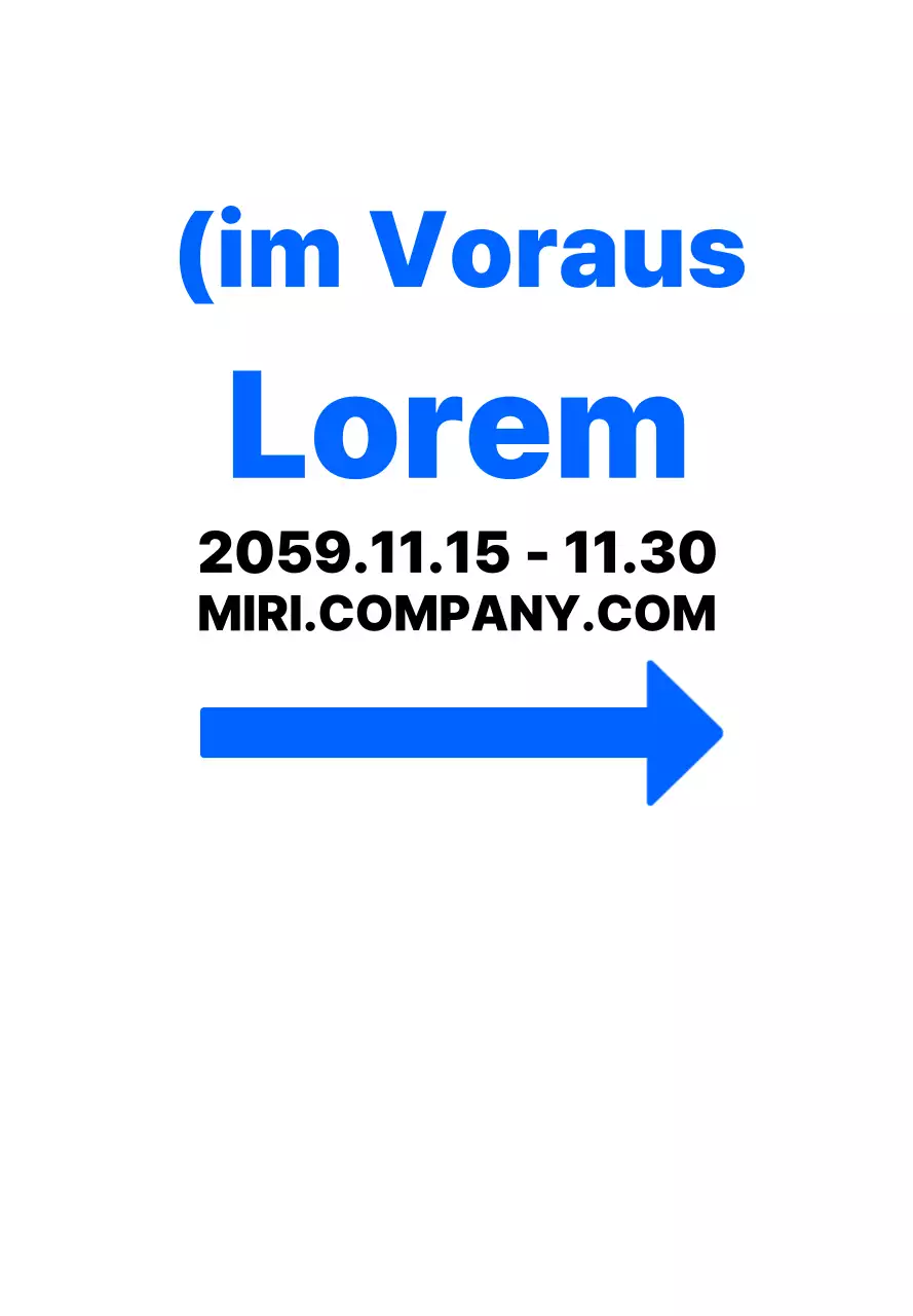 Einfache Illustration in Blau und Schwarz mit einer Wegbeschreibung zum Ort des Vorstellungsgesprächs