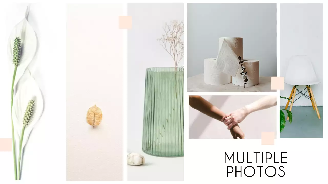 화이트 미니멀 포토 가이드 프레젠테이션