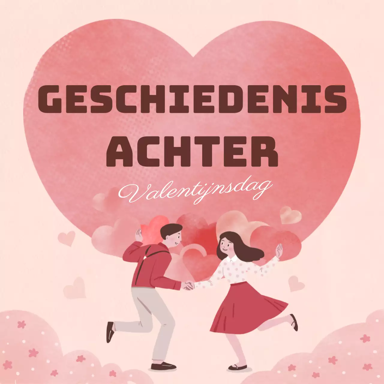 Valentijnsdag thema met roze toon schattige en warme hand tekening concept