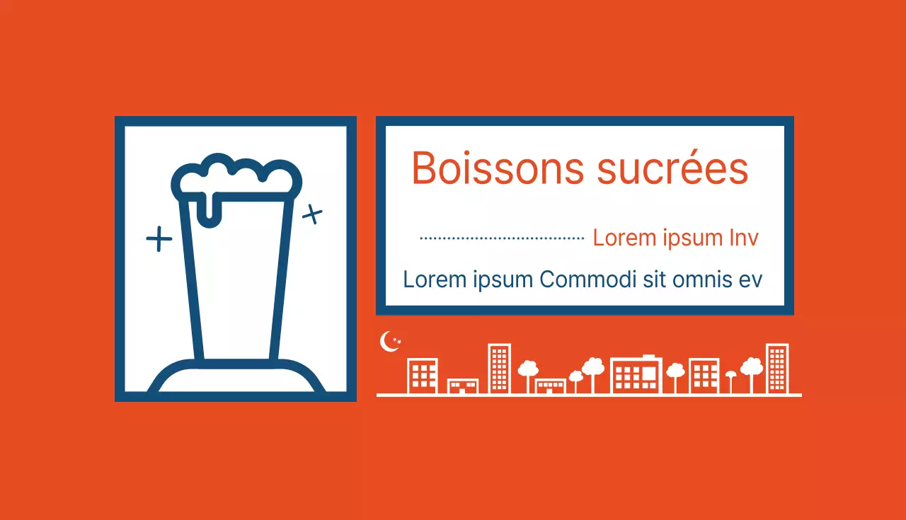 Boissons sucrées