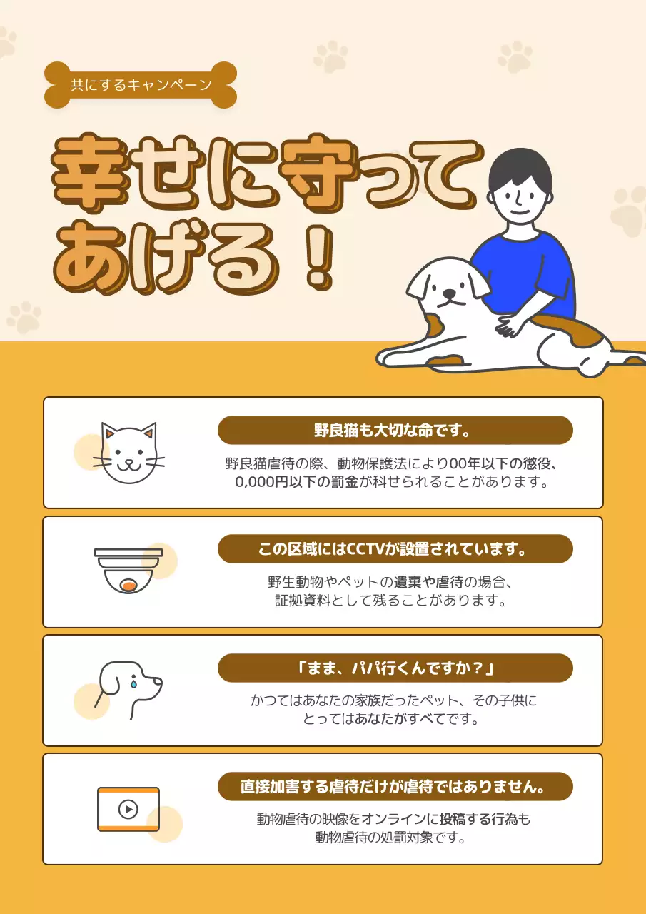 茶色 かわいい ペット ポスター