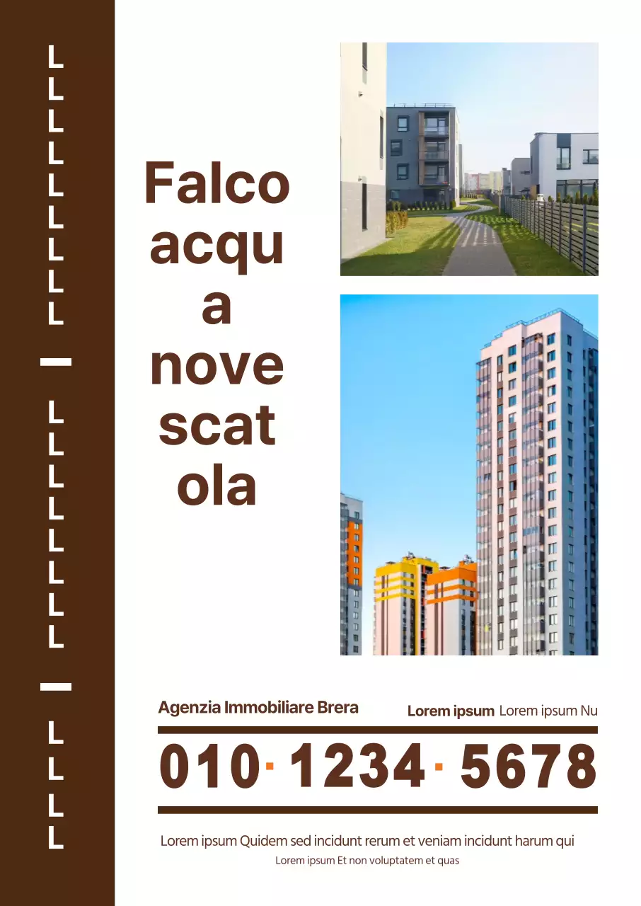 Proprietà marrone in vendita