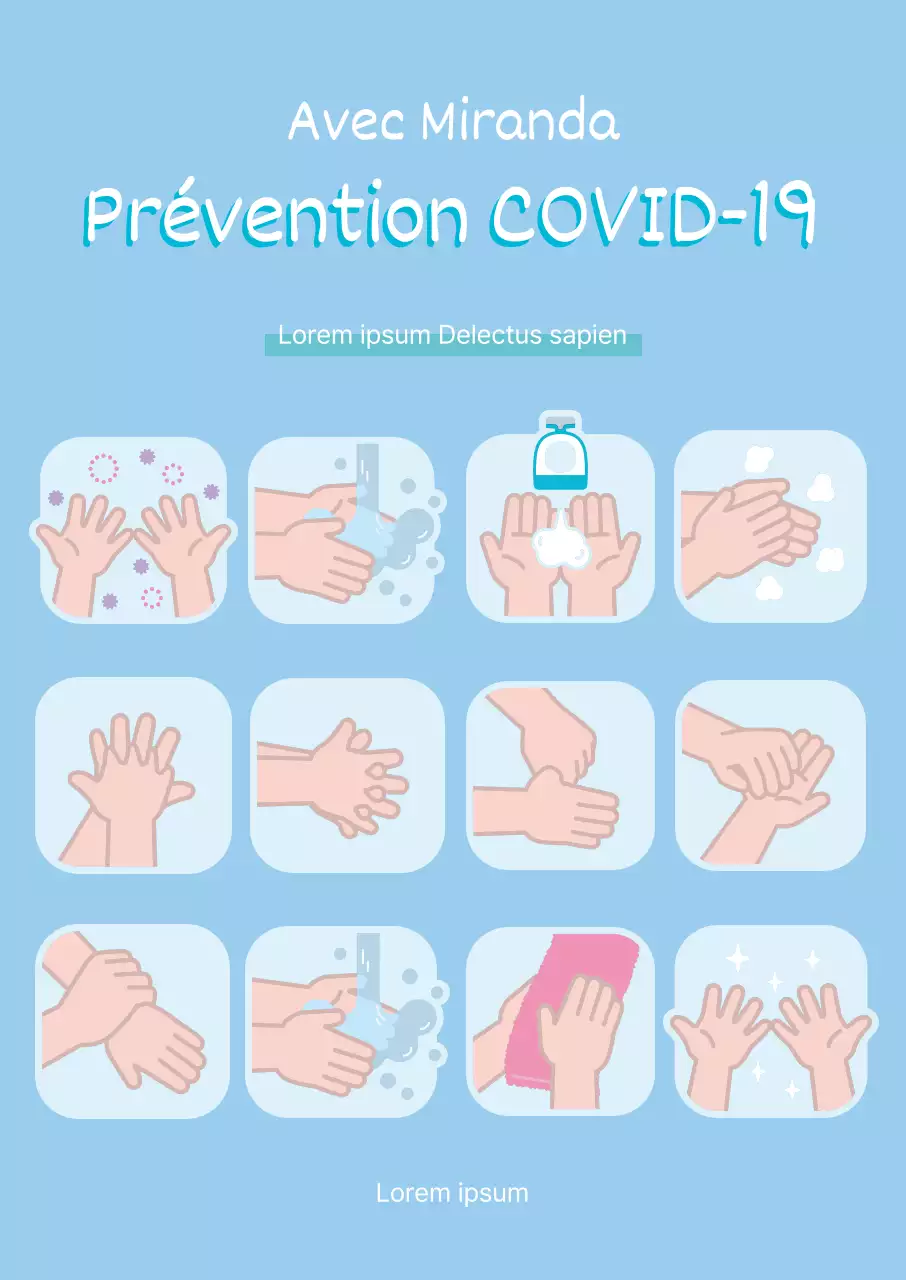 Lave-mains Corona bleu clair