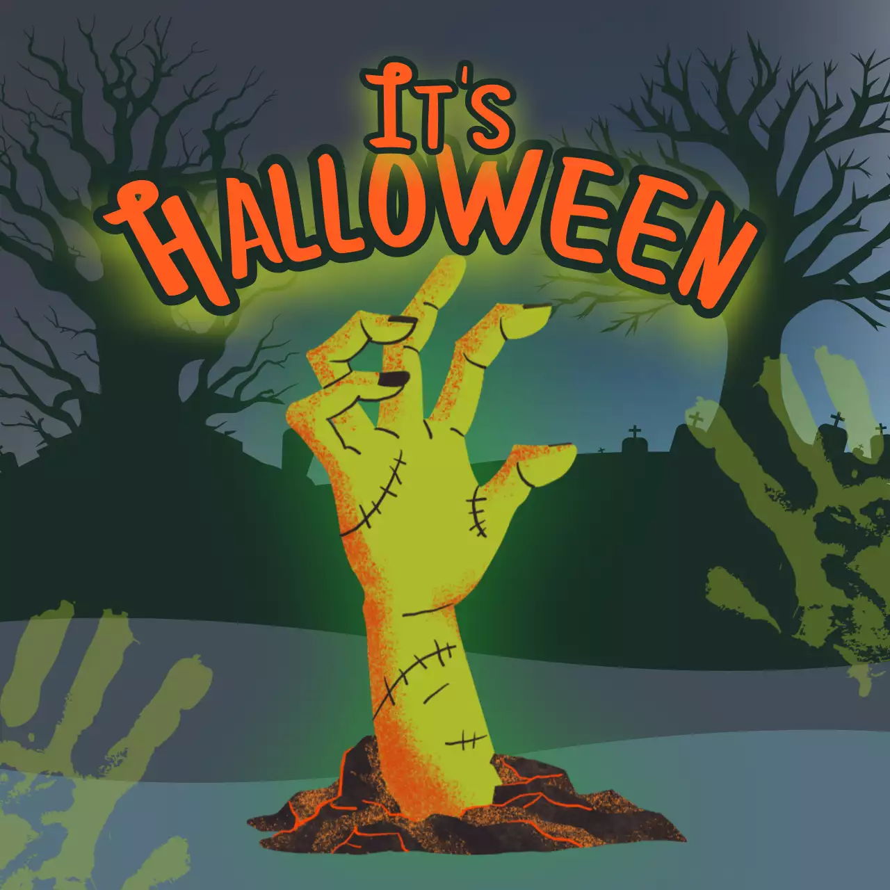 Introducing the green and orange sci-fi Halloween costume