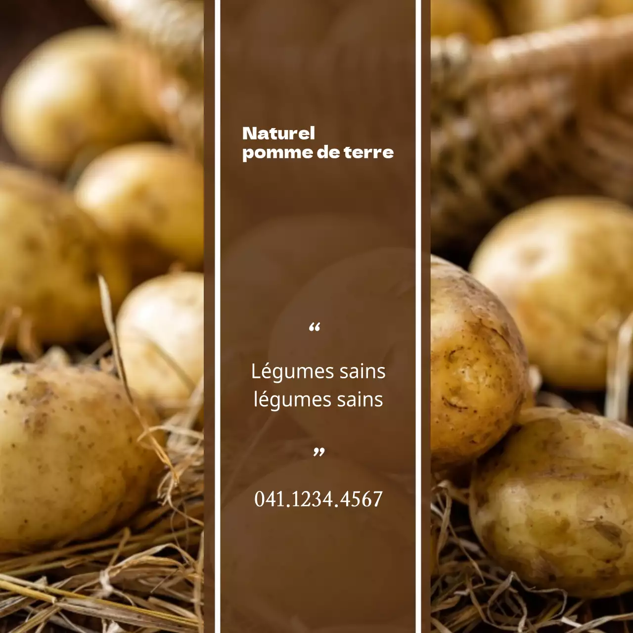 Pommes de terre naturelles