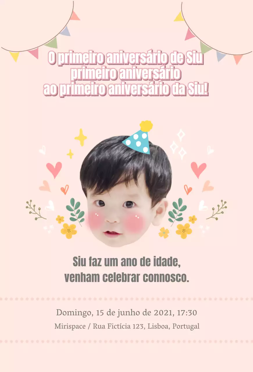 Convites para a Festa da Pedra Fofa
