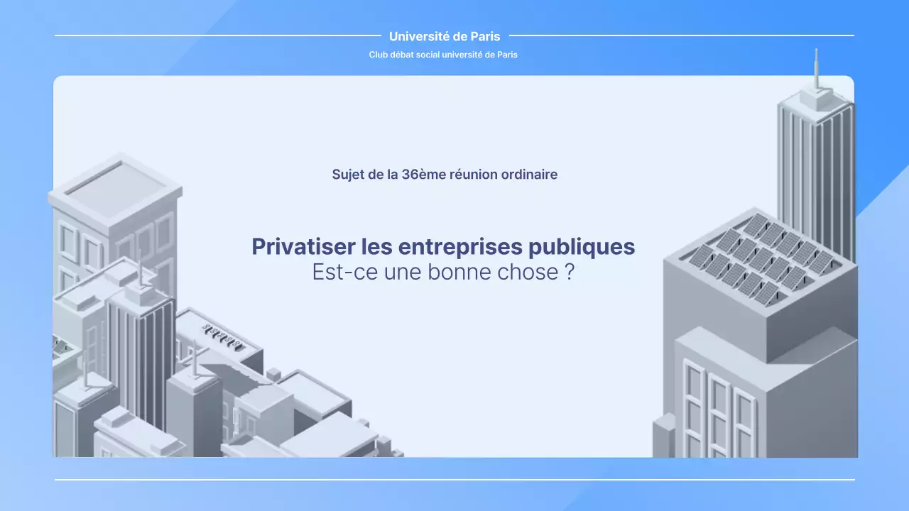 Présentation Blue Simple pour le débat sur la privatisation des soins de santé