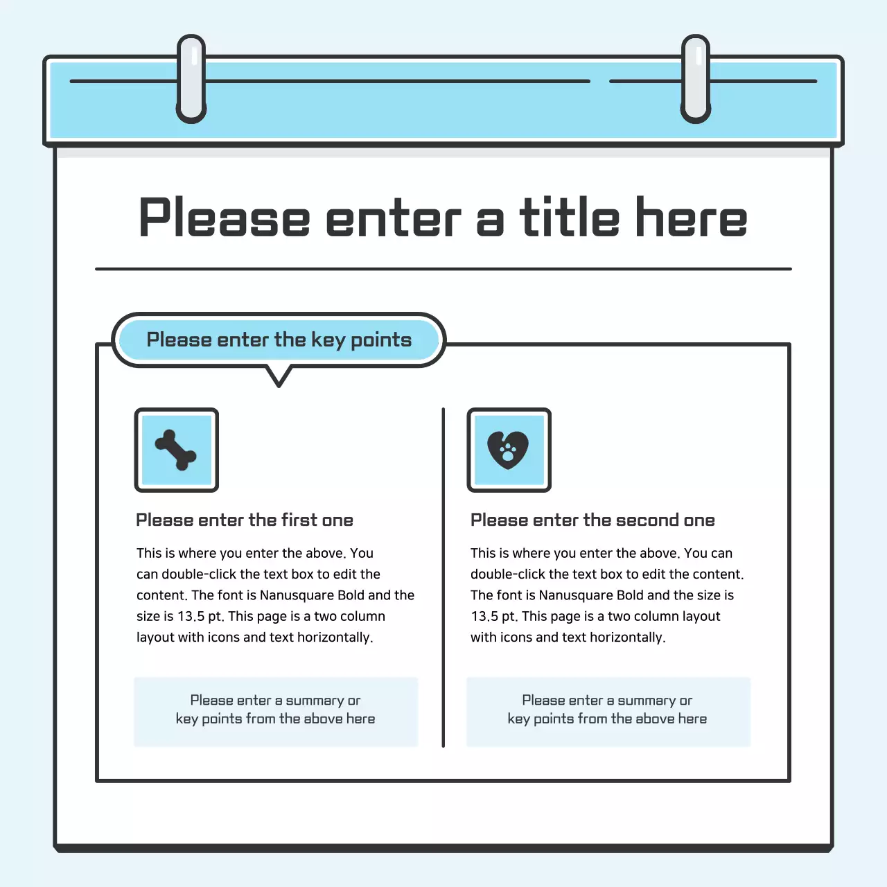 Blue Minimal Templates Guide Instagram Carousel
