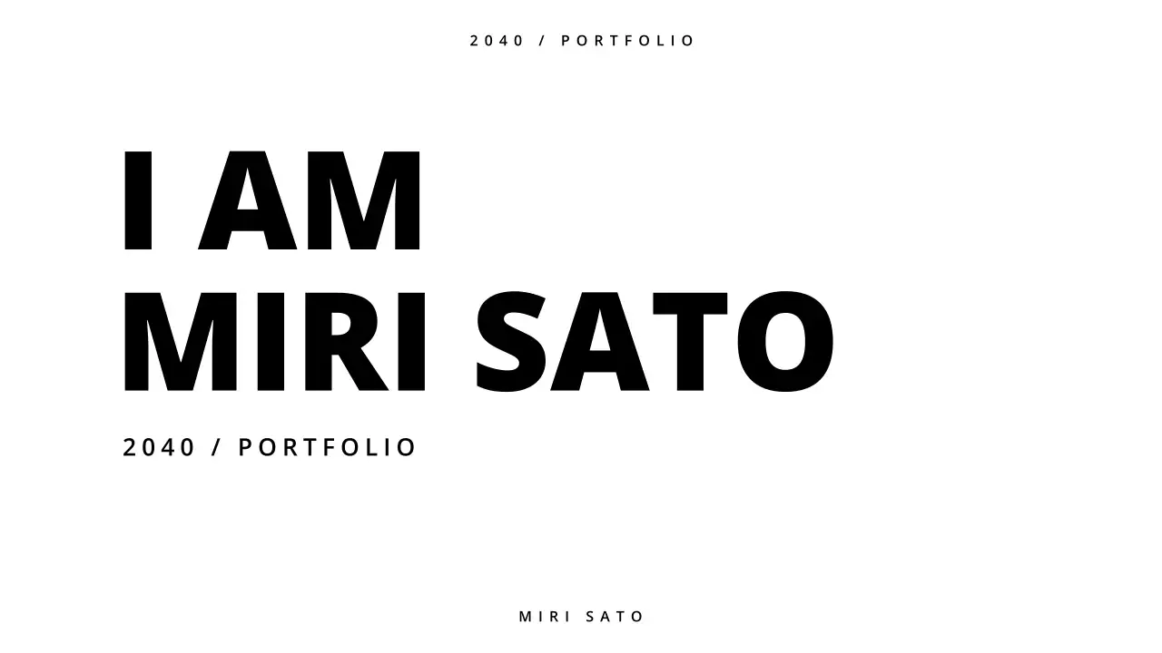 白 シンプル ポートフォリオ ポートフォリオ プレゼンテーション