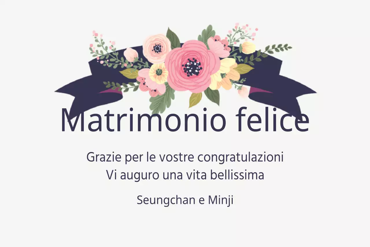 Matrimonio felice