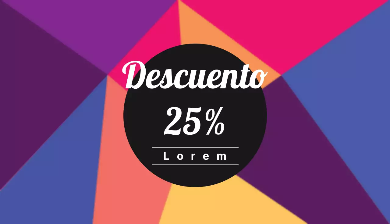 25% de descuento