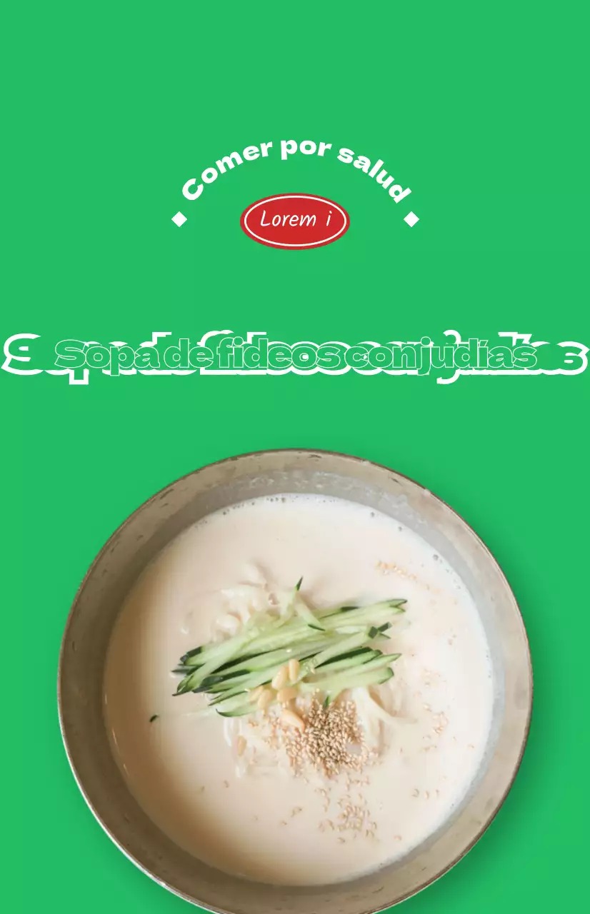 Promociones de restaurantes con fotos en color de distintos alimentos veraniegos