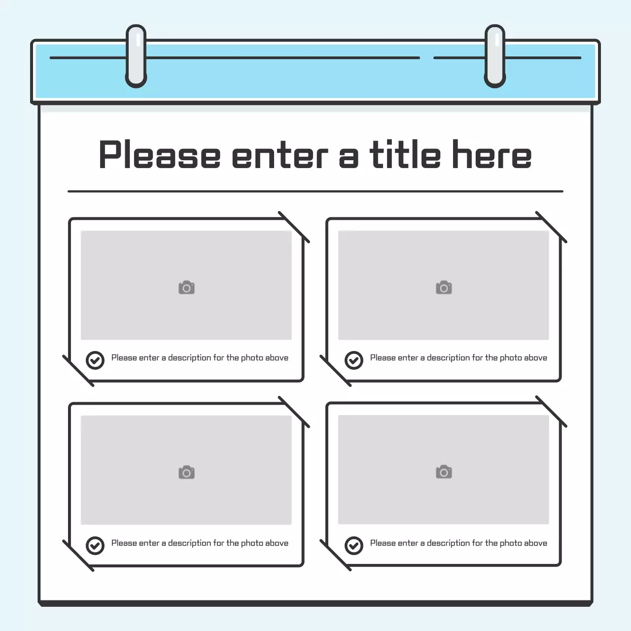 Blue Minimal Templates Guide Instagram Carousel