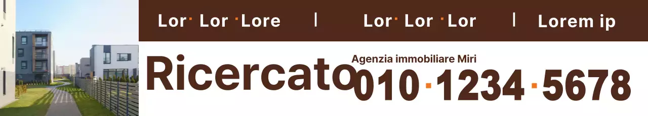 Cercasi agente immobiliare marrone
