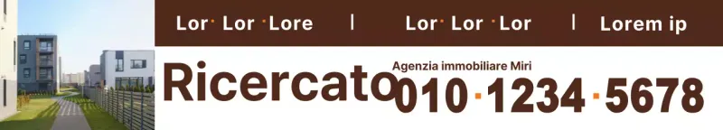 Cercasi agente immobiliare marrone