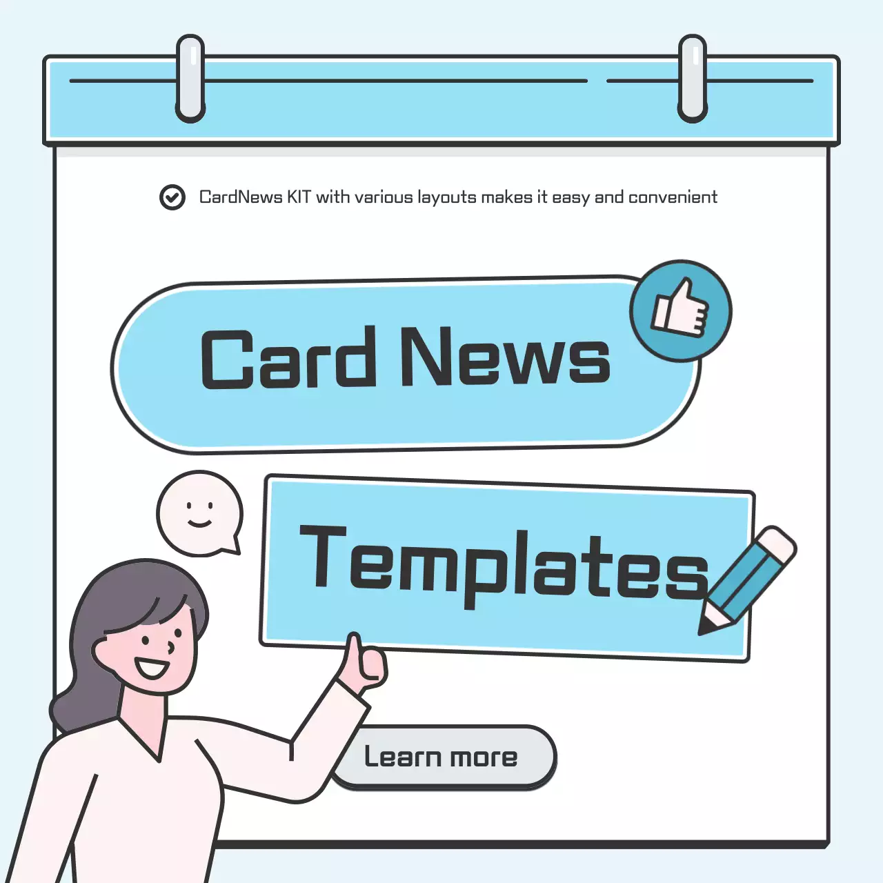 Blue Minimal Templates Guide Instagram Carousel