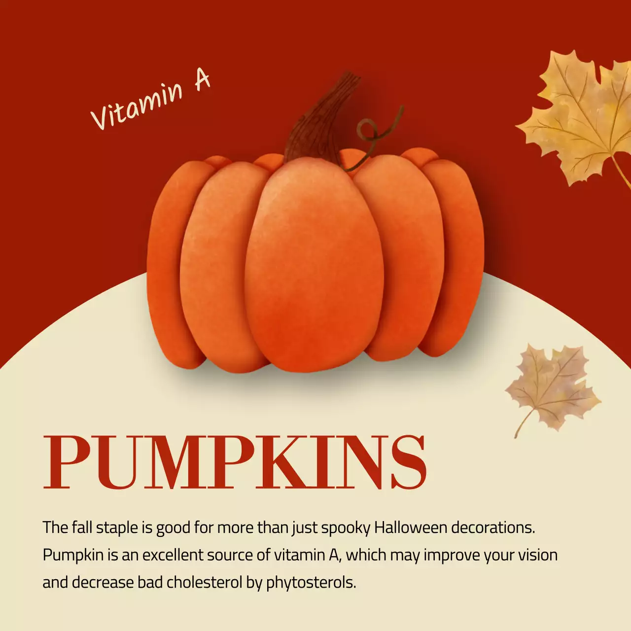 Promote simple seasonal fruits in red