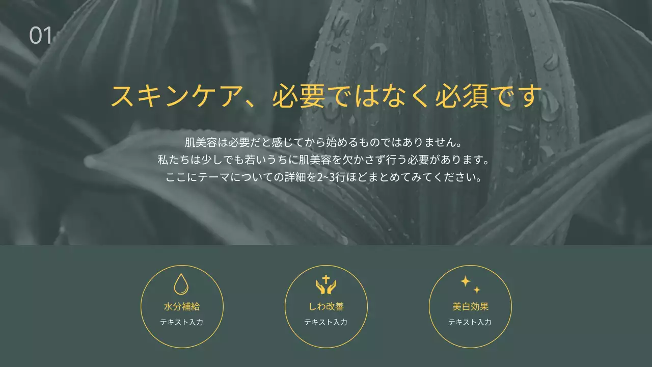 緑 モダン ビジネス 計画書 プレゼンテーション