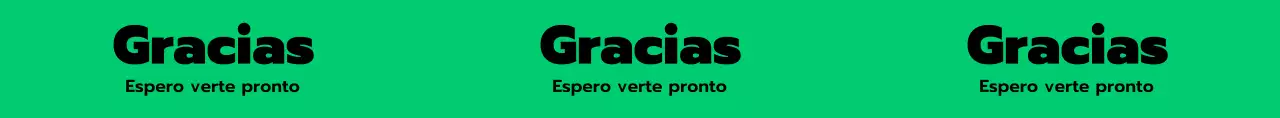 Diseño sencillo con texto de agradecimiento en verde