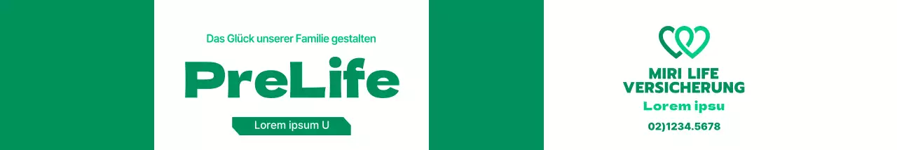 Sauber gestaltete Aufkleber für abgefülltes Wasser im Zusammenhang mit der Versicherungswerbung