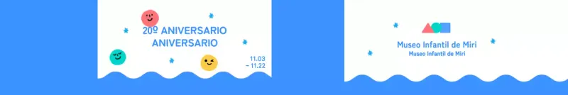 Celebra el azul, colorido y brillante