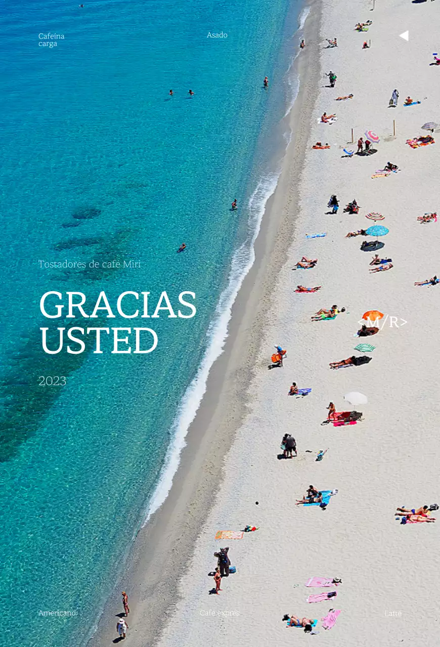 Promover un café fotográfico playero de inspiración vintage