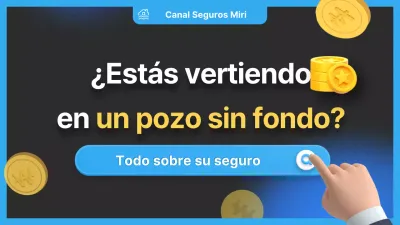 Información sobre la prima de seguro resaltada en azul